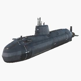 HMS Artful SSNs Submarine 3D
